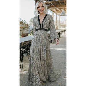 Baltic Born Leopard Print Maxi Dress